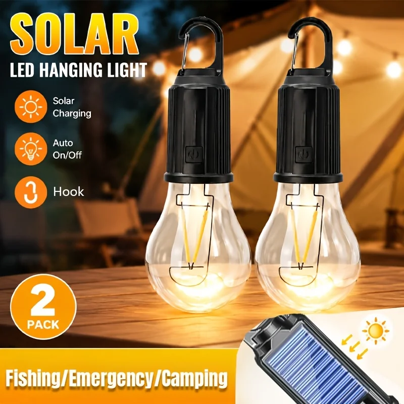 Renewable Energy Solar - Solarna lampa kempingowa LED z ładowaniem