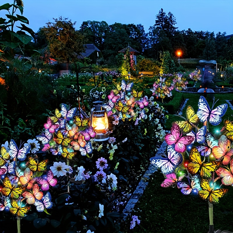 Renewable Energy Solar - Solarny LED Motyl Lampki Ogrodowe Wodoodporne