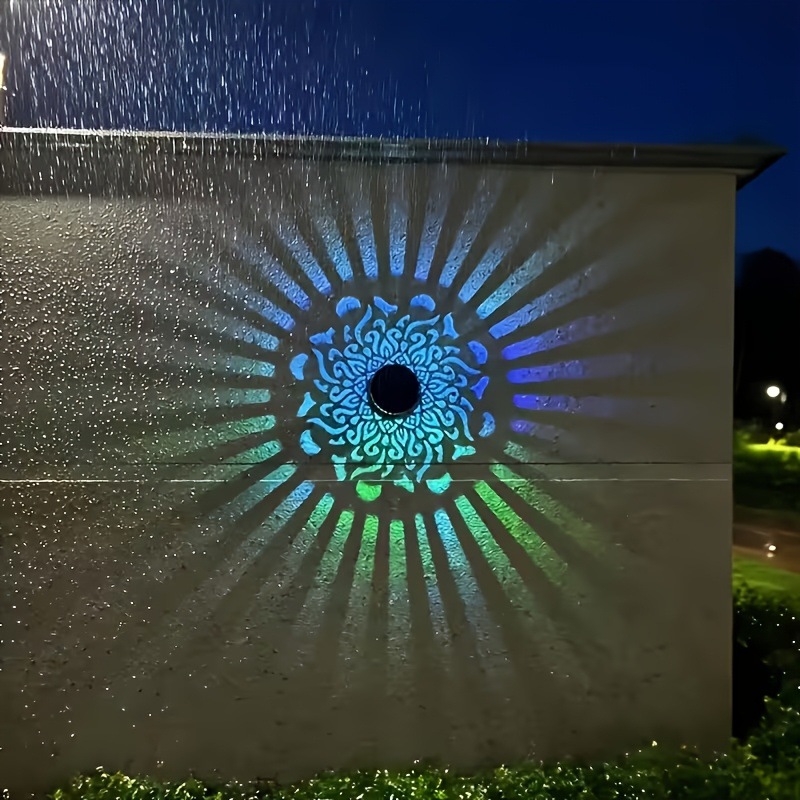 Renewable Energy Solar - Solarna lampa ścienna LED z projekcją